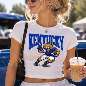Kentucky Wildcats Football Sweatshirt, Vintage Kentucky Mascot Shirt, Comfort Colors Game Day Tee, Wildcats Hoodie, Retro College Football Baby Tee (8)